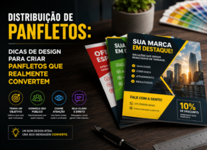 Distribuição de Panfletos: Dicas de Design para Criar Panfletos que Realmente Convertem