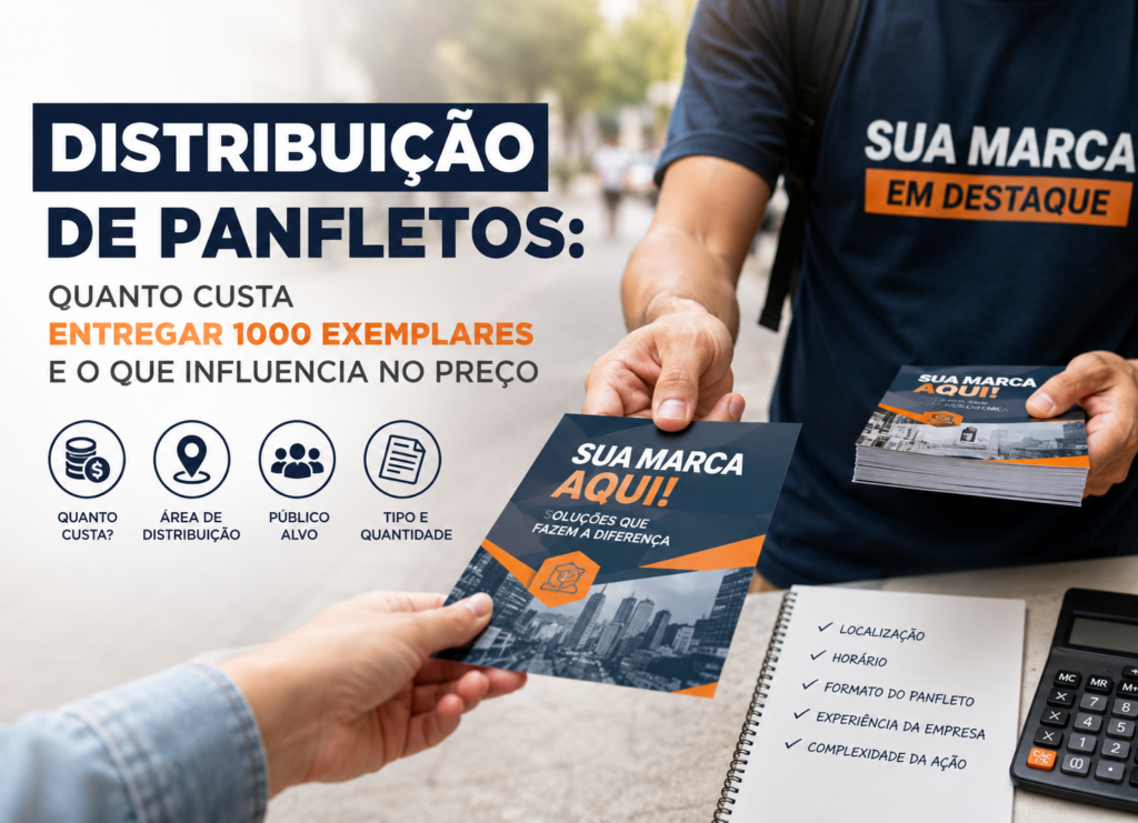 Distribuição de Panfletos: Quanto Custa Entregar 1000 Exemplares e o que Influencia no Preço