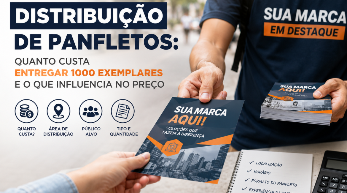 Distribuição de Panfletos: Quanto Custa Entregar 1000 Exemplares e o que Influencia no Preço