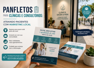 Panfletos para clínicas e consultórios: atraindo pacientes com marketing local