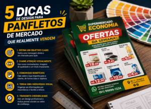 5 Dicas de Design para Panfletos de Mercado que Realmente Vendem