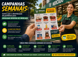 Campanhas Semanais: Como Usar a Distribuição de Panfletos para Divulgar Ofertas de Mercado