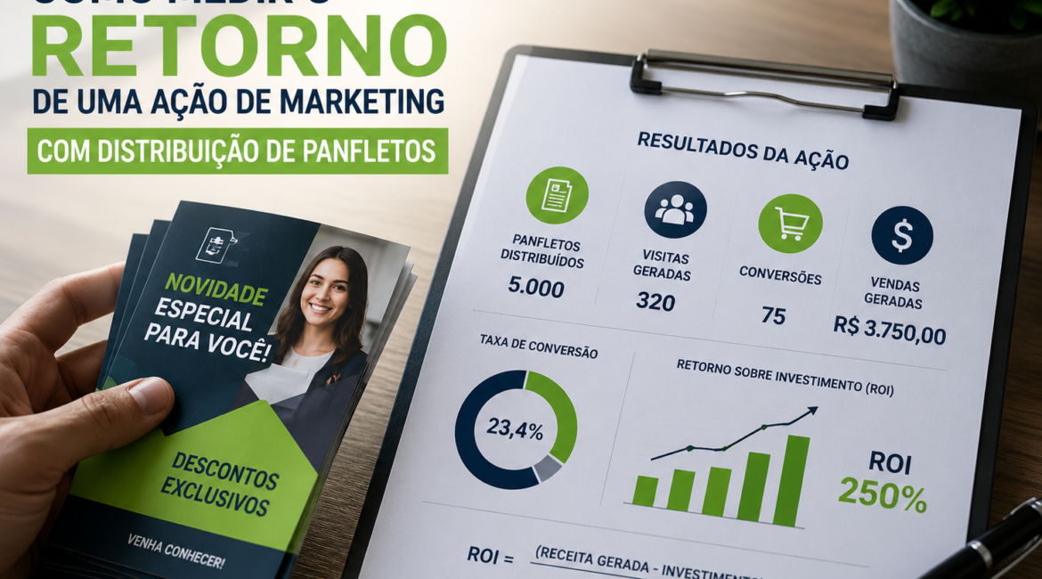 Como Medir o Retorno de uma Ação de Marketing com Distribuição de Panfletos