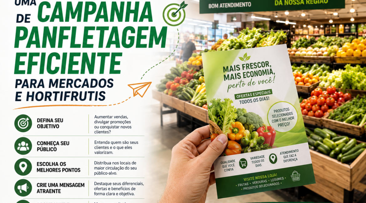 Como Planejar uma Campanha de Panfletagem Eficiente para Mercados e Hortifrutis