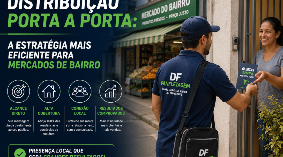 Distribuição Porta a Porta: A Estratégia Mais Eficiente para Mercados de Bairro
