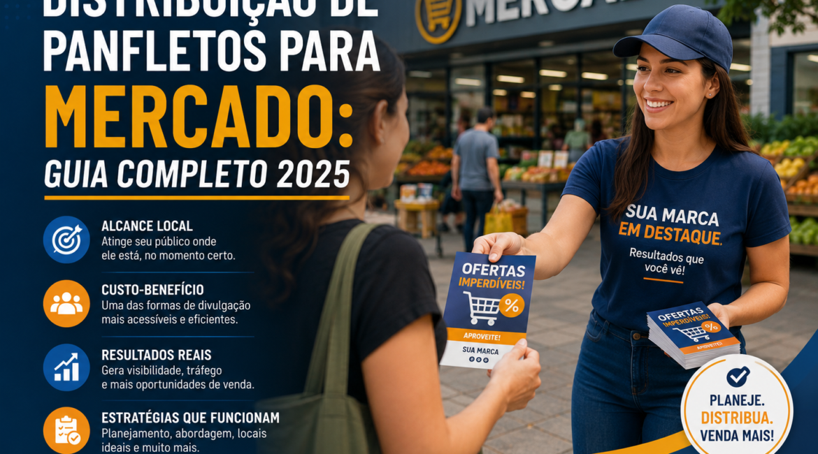 Distribuição de Panfletos para Mercado: Guia Completo 2025
