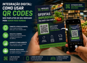 Integração Digital, Como Usar QR Codes nos Panfletos do seu Mercado para Gerar Mais Vendas