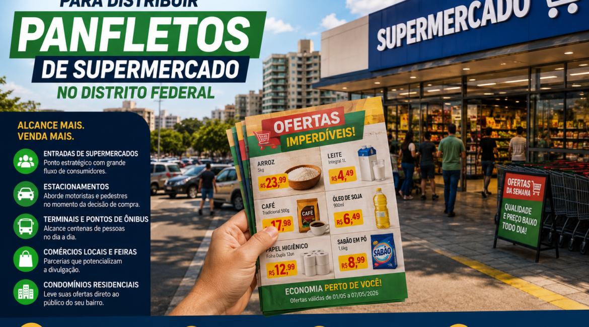 Os Melhores Locais para Distribuir Panfletos de Supermercado no Distrito Federal