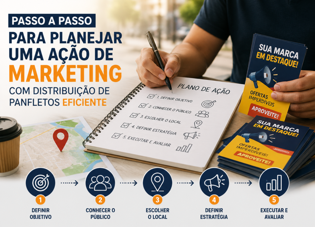 Passo a Passo para Planejar uma Ação de Marketing com Distribuição de Panfletos Eficiente