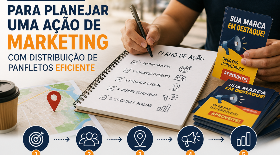 Passo a Passo para Planejar uma Ação de Marketing com Distribuição de Panfletos Eficiente