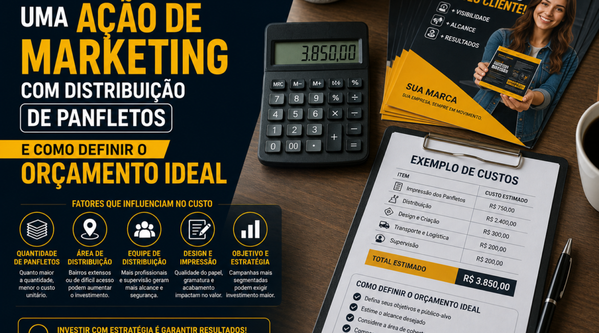 Quanto Custa uma Ação de Marketing com Distribuição de Panfletos e Como Definir o Orçamento Ideal
