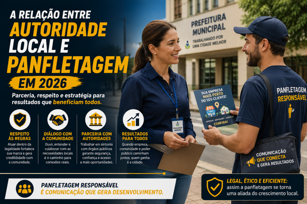A Relação entre Autoridade Local e Panfletagem em 2026