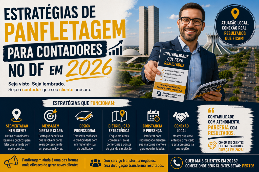 Estratégias de Panfletagem para Contadores no DF em 2026