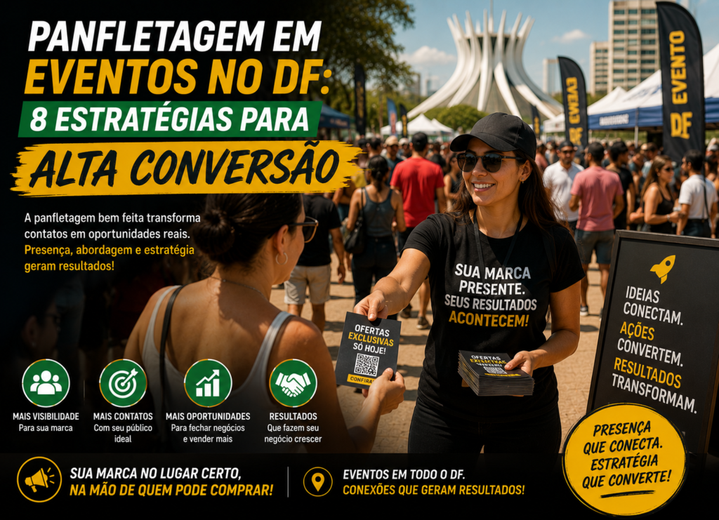 Panfletagem em Eventos no DF: 8 Estratégias para Alta Conversão