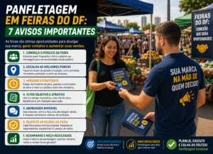 Panfletagem em Feiras do DF