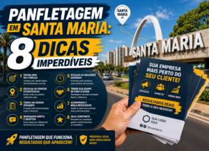 Panfletagem em Santa Maria: 8 dicas imperdíveis
