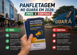 Panfletagem no Guará em 2026
