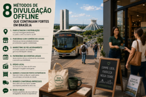 8 Métodos de Divulgação Offline que Continuam Fortes em Brasília
