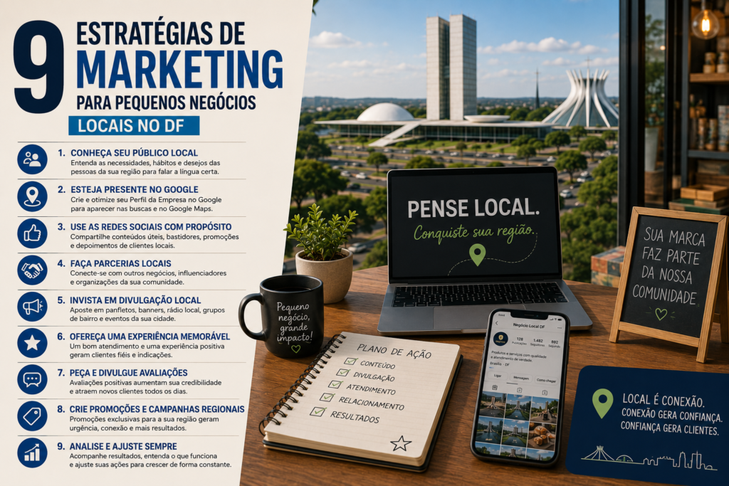9 Estratégias de Marketing para Pequenos Negócios Locais no DF