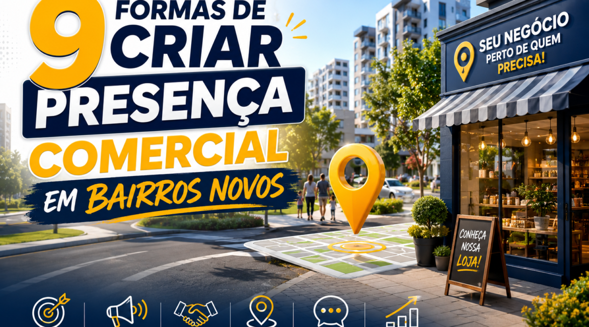 9 Formas de Criar Presença Comercial em Bairros Novos