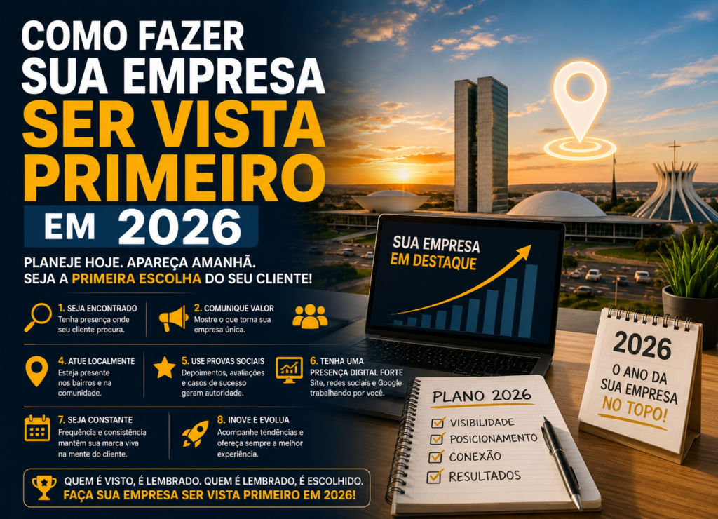 Como Fazer sua Empresa Ser Vista Primeiro em 2026