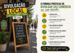 Formas de Fazer Divulgação de Comércio Local em 2026
