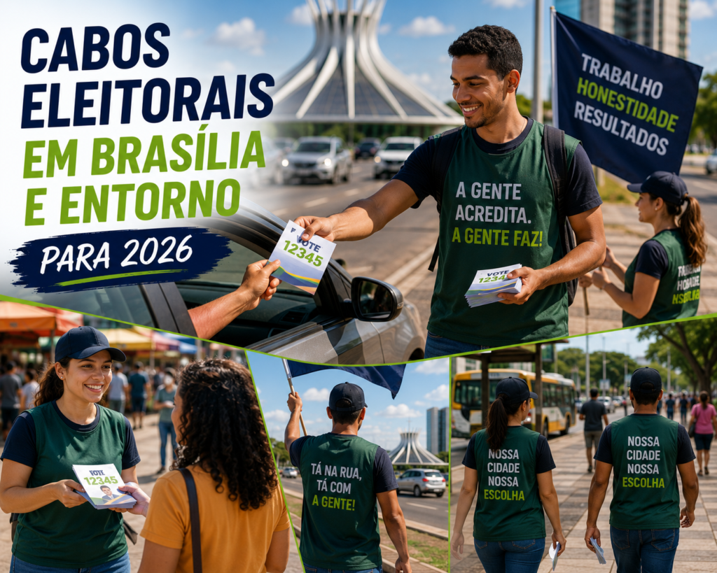 Cabos Eleitorais em Brasília e Entorno para 2026