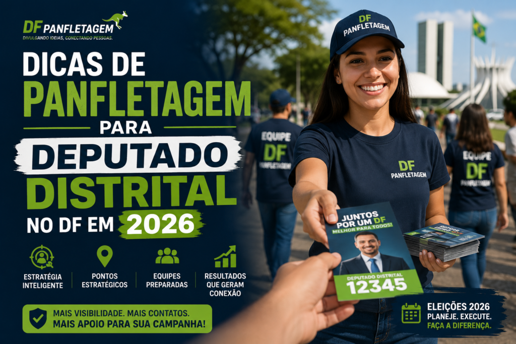 Dicas de Panfletagem para Deputado Distrital no DF em 2026
