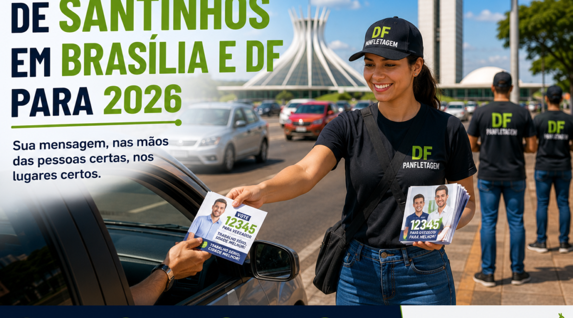 Distribuição de Santinhos em Brasília e DF para 2026