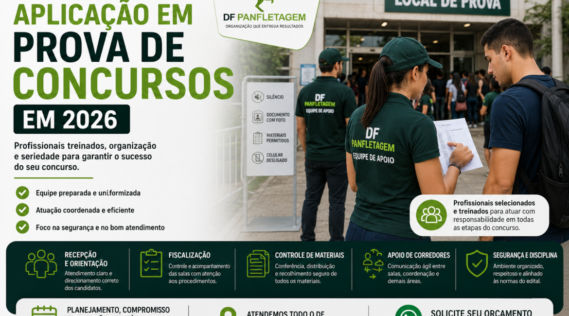 Equipe para aplicação em prova de concursos em 2026