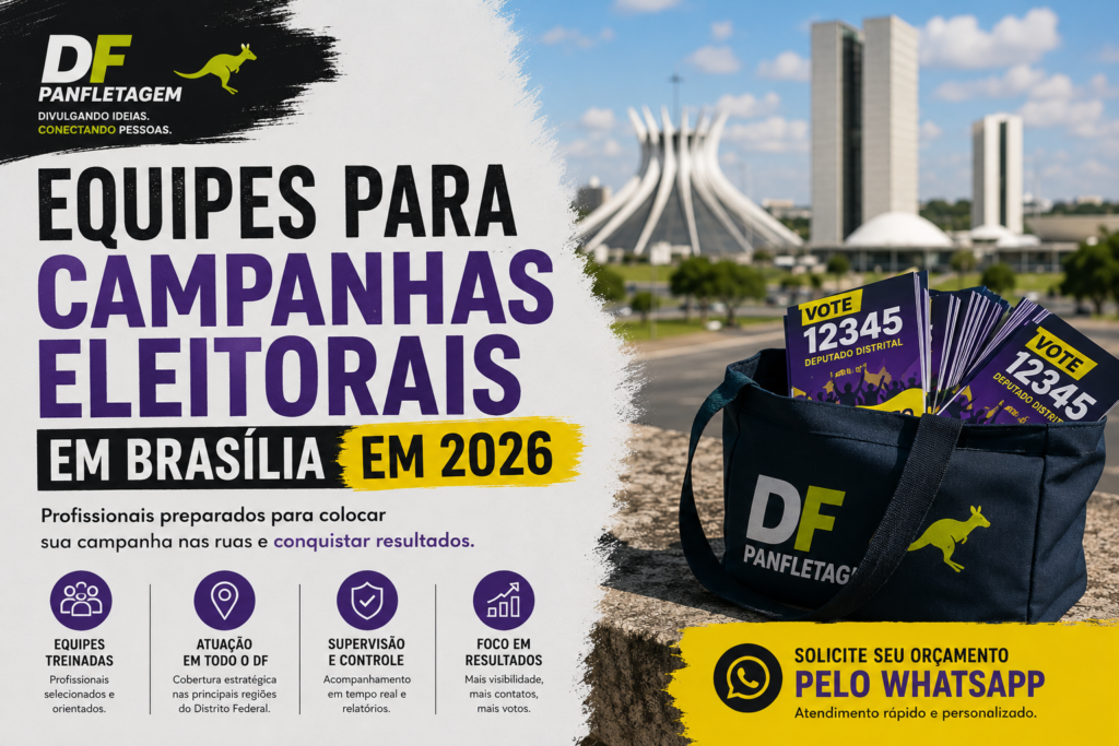 Equipes para Campanhas Eleitorais em Brasília em 2026