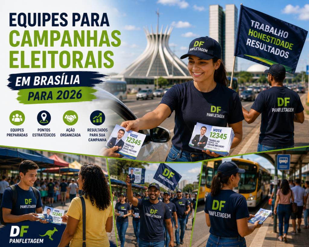 Equipes para Campanhas Eleitorais em Brasília para 2026