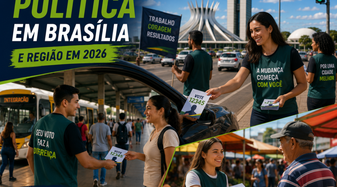 Panfletagem Política em Brasília e Região em 2026